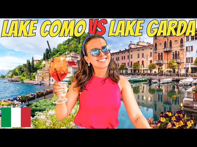 WHICH IS BEST? LAKE COMO AND LAKE GARDA TRAVEL GUIDE! 🇮🇹 (Bellagio, Malcesine, & more)
