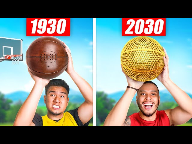 1v1 Basketball using 100 Years of Basketballs