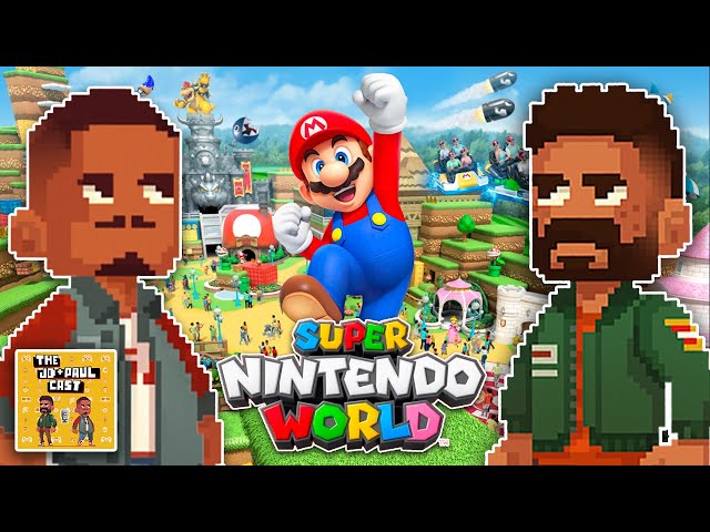 Super Nintendo World is OPEN to the Public! | The J.D. & Paulcast