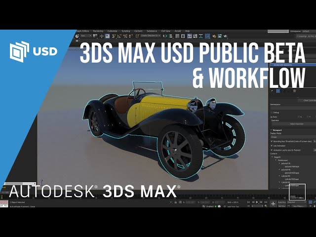 Introduction to Public Beta of Pixar's USD for Autodesk 3ds Max®: Workflow and Rendering with Arnold