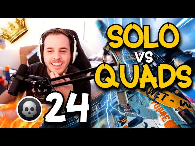 *NEW* WARZONE 3 HusKerrs Drops 24 Kills! / Solo VS Quads Amazing Gameplay!