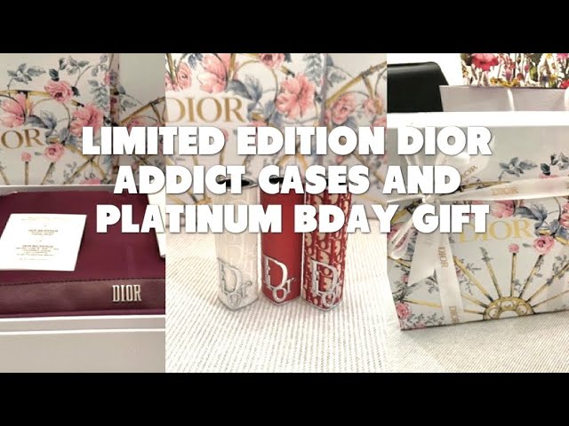 Unboxing New Dior Limited Edition Lipstick Cases, Mother’s Day Box And Gifts | Platinum Bday Gift 🎁
