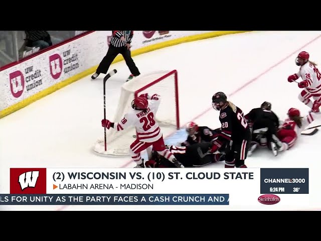 Badgers force overtime to win tenth straight