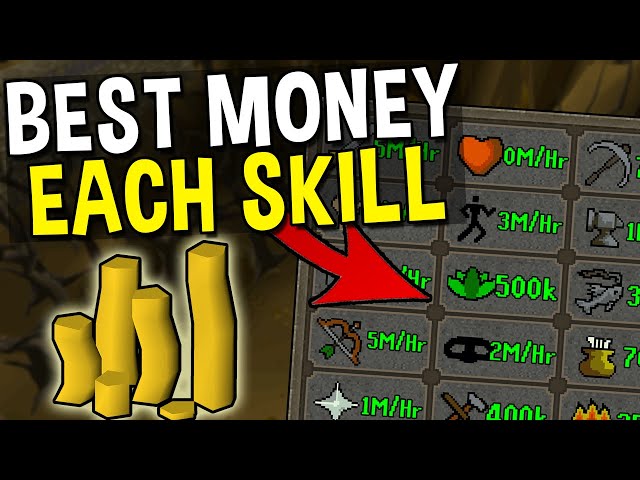 What are the Best Money Makers for Each Skill in OSRS? Oldschool Runescape Money Making Guide [OSRS]