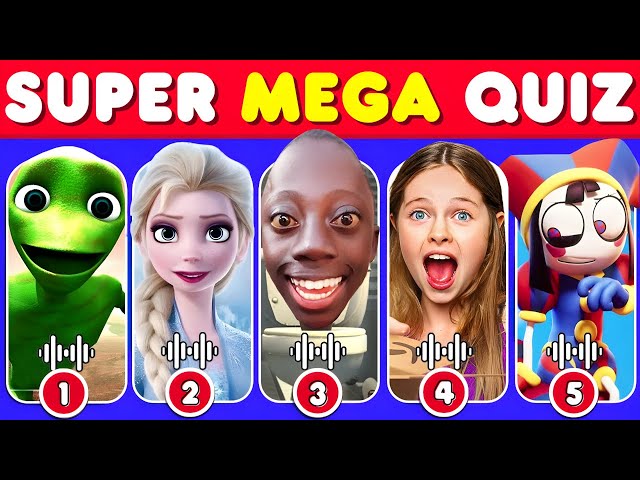 Who Is DANCING Super Mega Quiz & Who is SINGING? | Salish Matter, Wednesday, King Ferran, Diana