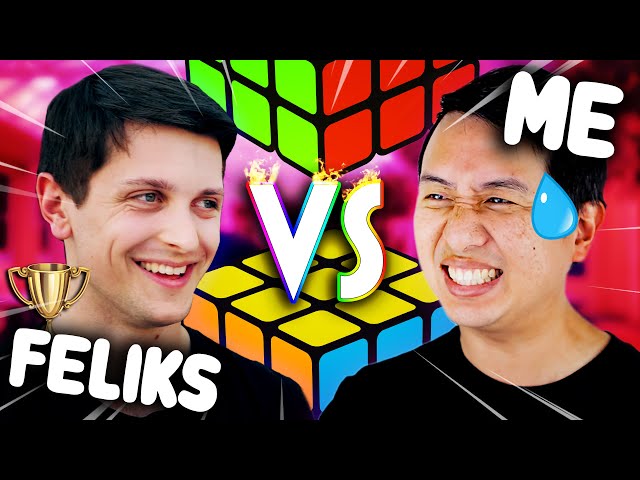 I Challenged The Rubik's World Champion 🥊🥊 EPIC CUBE BATTLE!