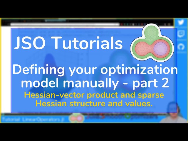 JuliaSmoothOptimizers Tutorials - Defining your optimization model manually - part 2