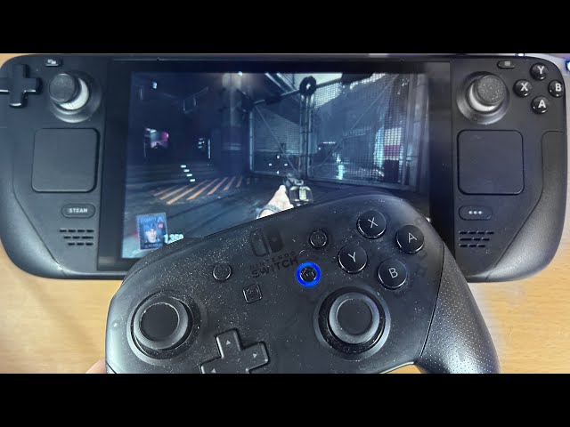 How To Connect Nintendo Switch Controller to Steam Deck!