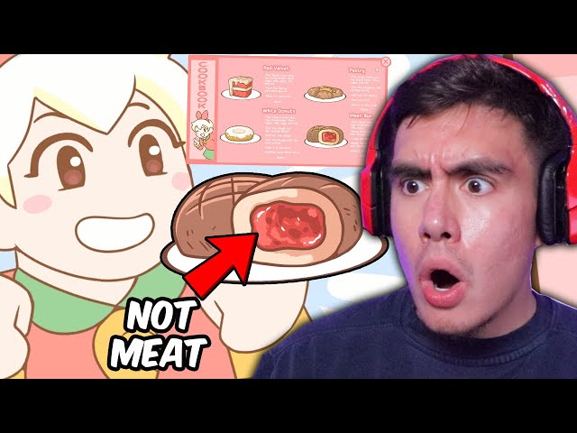 AN INNOCENT COOKING GAME UNTIL YOU REALIZE WHY THE "MEAT" TASTES GOOD | Bonnies Bakery (All Endings)