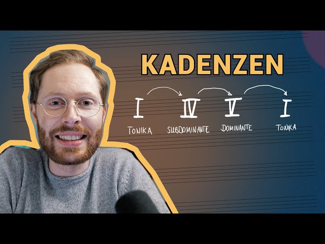 KADENZEN in der Musik - Tonika, Subdominante & Dominante erklärt!