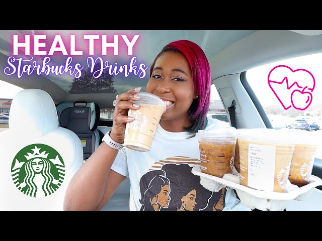 Trying HEALTHY Starbucks Drinks | Low Calorie/Low Sugar Coffee