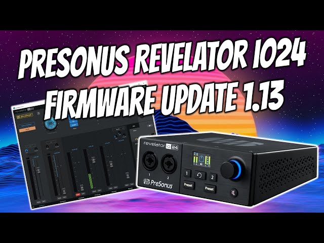 Presonus Revelator io24 Firmware Update 1.13 - New Loop Back Channel Names and How To Setup!!!