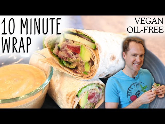 This Wrap Went Viral! Vegan Hamburger Wrap with Secret Sauce