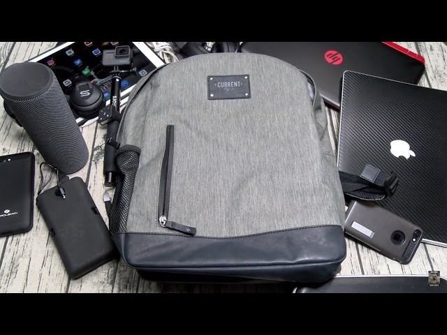 The Move Backpack - Stylish Tech Bag With Built In Battery Charger