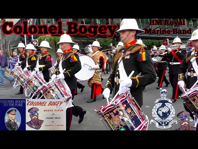 Colonel Bogey "The River Kwai March" - HM Royal Marine Band - See Description for music!