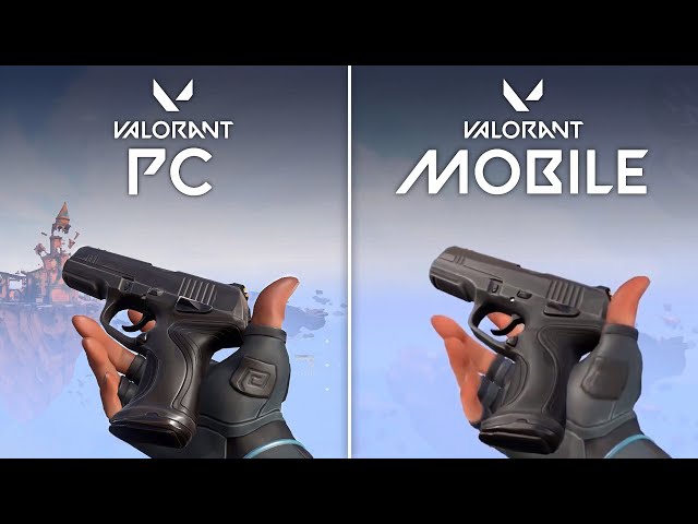 Valorant Mobile vs PC Weapons and Agents Comparison