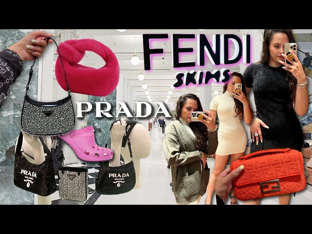 Luxury Shopping Vlog ft. ALL Fendi X Skims PRICES, PRADA & MORE!