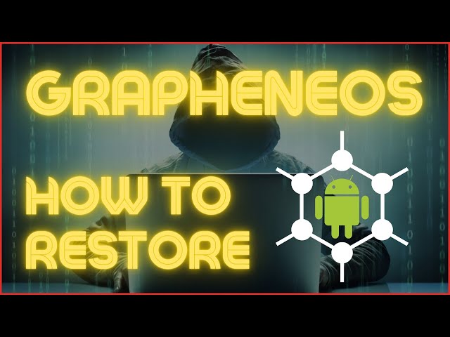 How to restore GrapheneOS from Backup | GrapheneOS restore from Backup