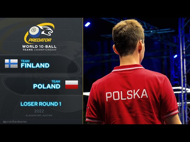 Poland vs Finland ▸ Predator World Teams Championship ▸ 10-Ball