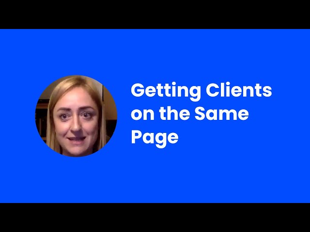Getting on the Same Page With Clients - Suze Haworth