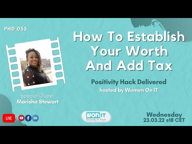 How To Establish Your Worth And Add Tax