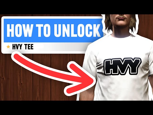 How To Unlock The 'HVY Tee' In GTA Online!