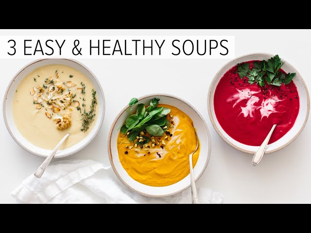EASY & HEALTHY SOUP RECIPES | vitamix soup recipes