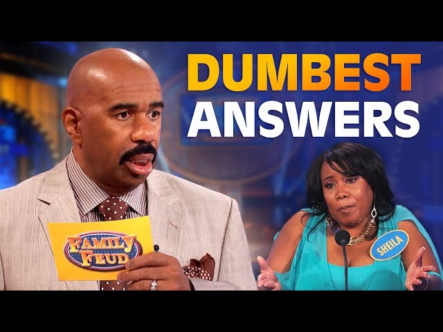DUMBEST ANSWERS EVER! Steve Harvey is SPEECHLESS! (Family Feud)