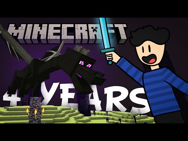 【4 YEAR ANNIVERSARY】【MINECRAFT】We're killing that ender dragon!! [14]
