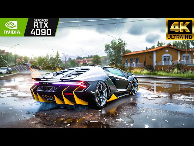 LAMBORGHINI CENTENARIO (PC) RTX 4090 Ray Tracing ULTRA Realistic Graphics [4K] Forza Horizon 5