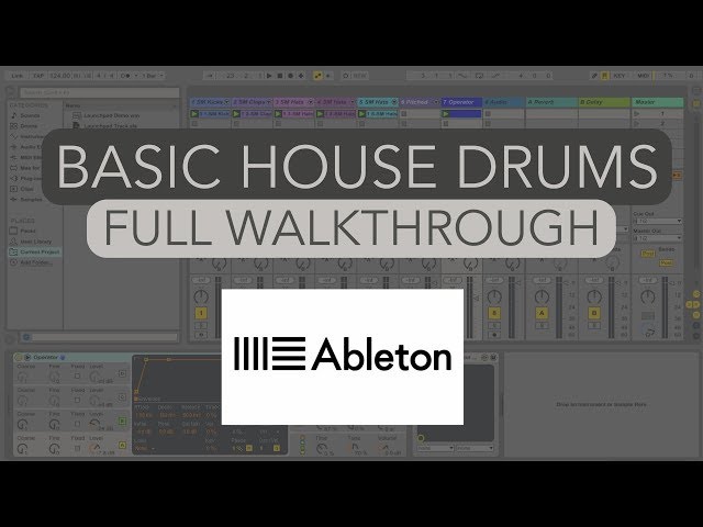 How To Make Basic House Drums - Full Walkthrough