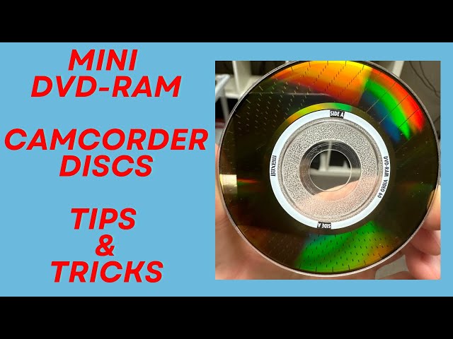 Mini DVD-Ram Camcorder Disc Common Problems & How to Fix