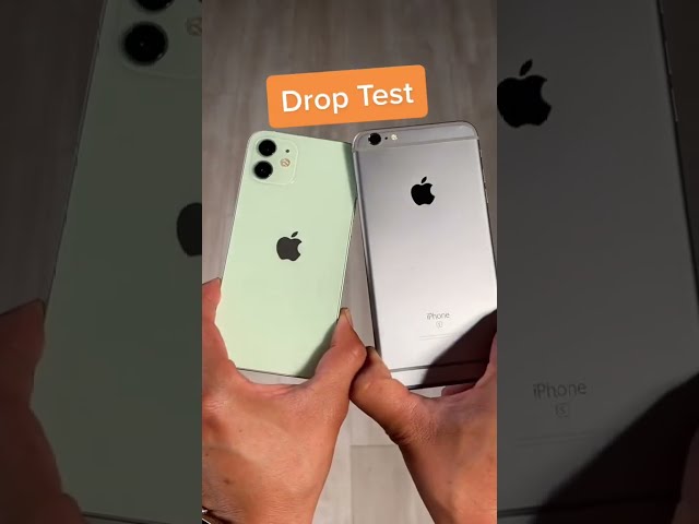 iPhone 12 VS iPhone 6s Which one breaks first?                    #test #dropping  #breaking