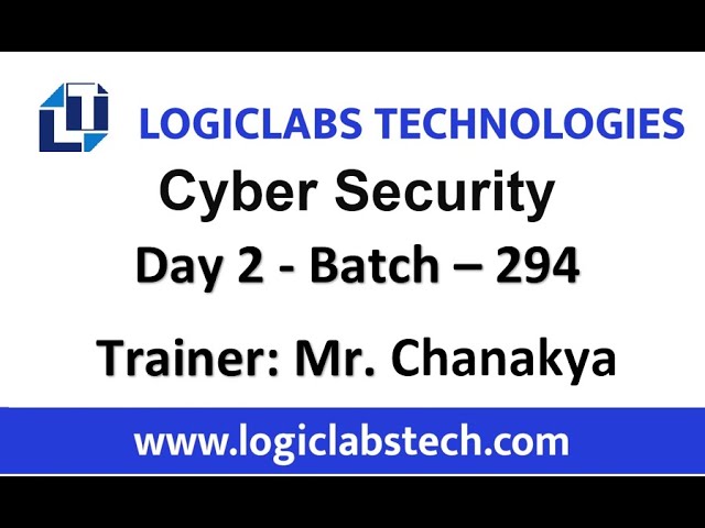 Cyber Security Day 2 Batch 294