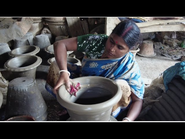 pottery worker in Dhaka savar.