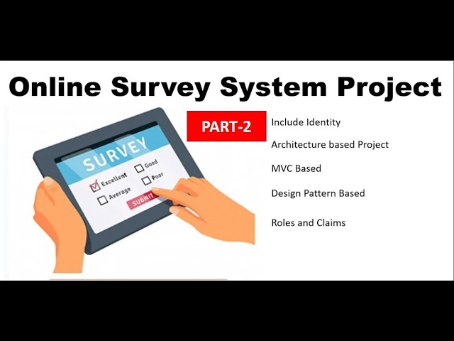 ASP.NET CORE 7.0: Online Survey System Project | Day-2 | beginner to advance tutorial