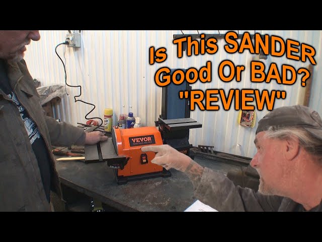 How To Use A Belt Sander/Disc Sander Tool REVIEW - VEVOR