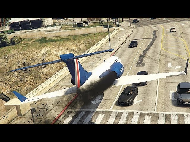 GTA 5 BRUTAL AIRPLANE AND HELICOPTER CRASHES COMPILATION!!!