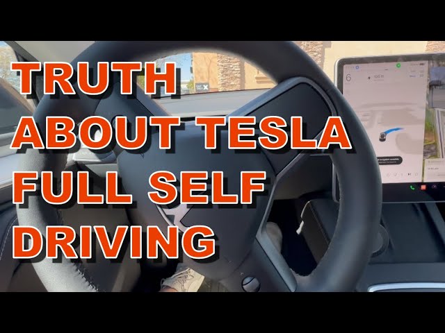 Truth about TESLA Full Self Driving #teslafsd  #tesla
