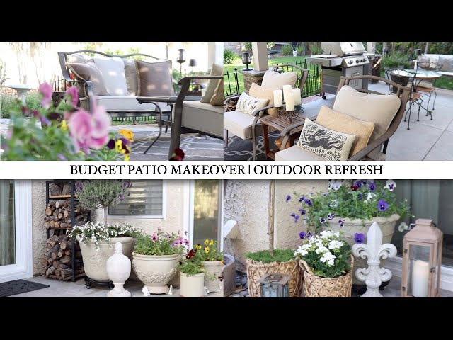 BUDGET PATIO MAKEOVER | OUTDOOR PROJECTS | GARDEN REFRESH