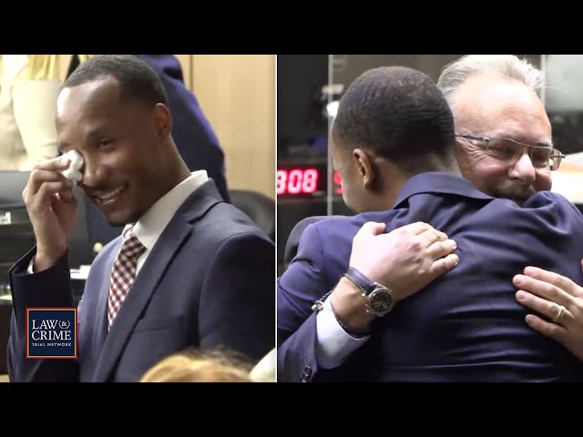 Ex-NFL Player Wipes Away Tears After Hearing Verdict