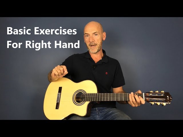 Guitar Lesson - Right hand technique - Basic Exercises