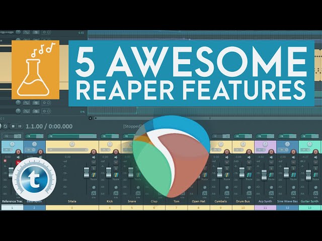 5 Reaper Features You Need to Know | Audio Laboratory | Captain Pikant | Thomann