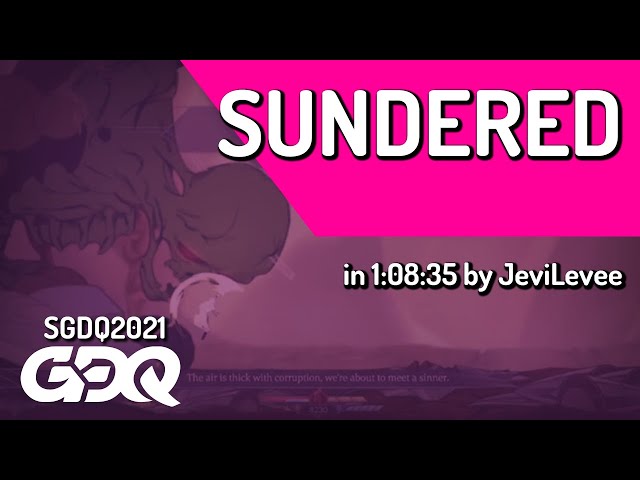 Sundered by JeviLevee in  1:08:35 - Summer Games Done Quick 2021 Online