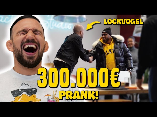 Kranker Prank: 300.000€ FAKE Musikvertrag für Mo Douzi!!!