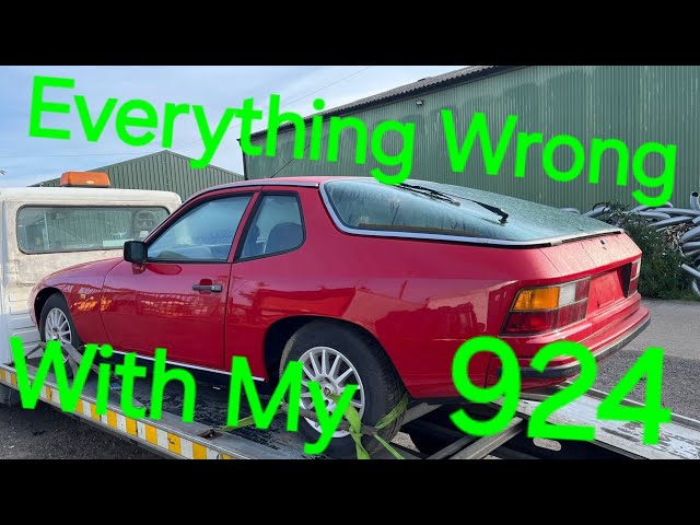 Everything Wrong with my Porsche 924