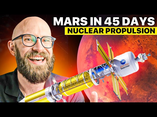 Nuclear Propulsion From Earth to Mars in Just 45 Days