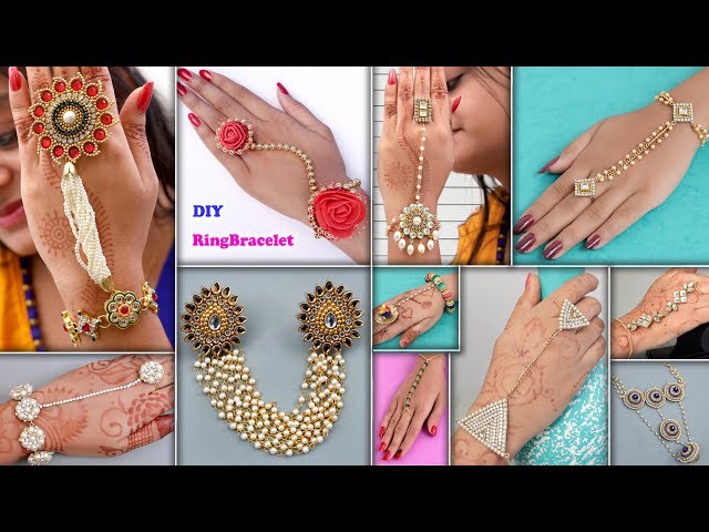 Ladies Designer 11 Ring Bracelet Making ! Girl DIY