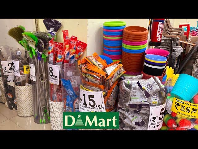 DMart latest offers, cheap & useful kitchenware, storage containers organisers, stationery starts 19