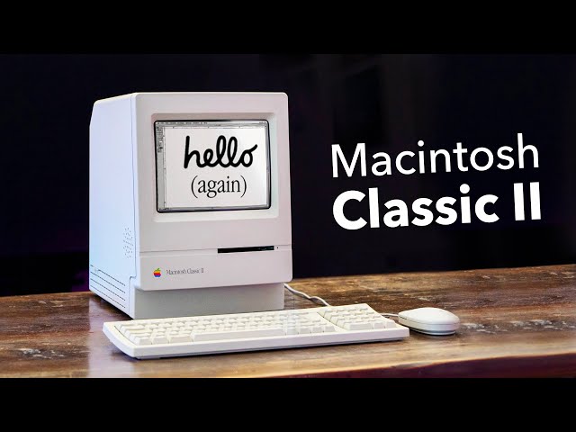 Erstaunlich modern! - 28 Jahre alter Macintosh Classic II (Retro-Preview)
